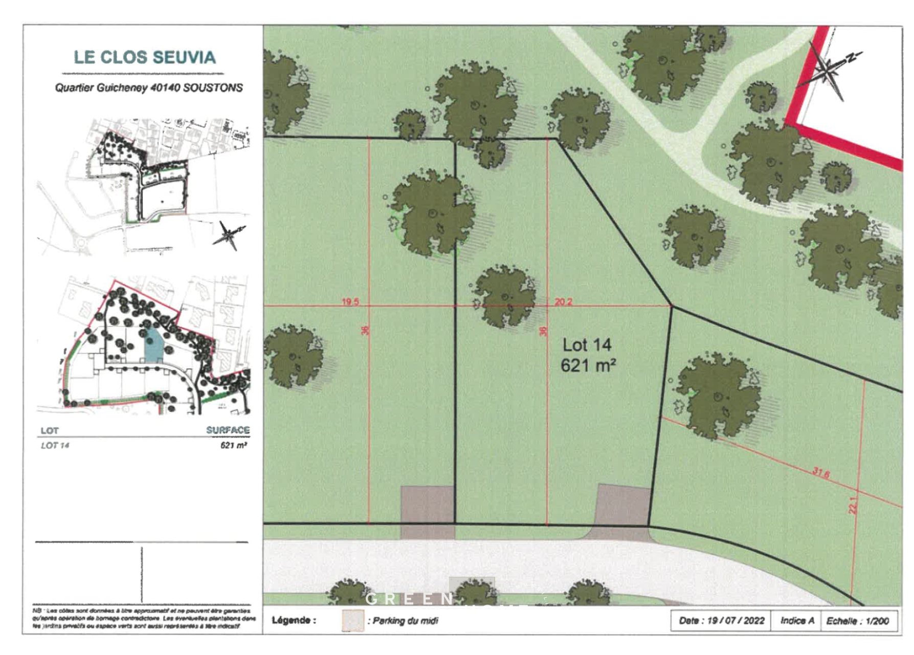 Achat Soustons - Terrain